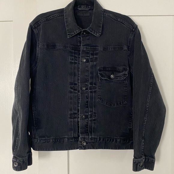 Black Denim Jacket - Picture 1 of 5